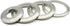 JOQWEVIEG SUS304 19-102mm (3/4"-4") Groove,76mm 91mm) Stainless Steel Tri Clamp End Cap - with Central Hole - Quick