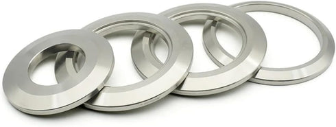 JOQWEVIEG SUS304 19-102mm (3/4"-4") Groove,38mm 50.5mm) Stainless Steel Tri Clamp End Cap - with Central Hole - Quick