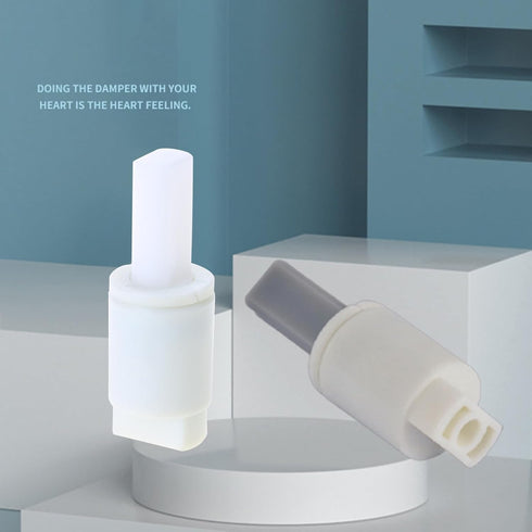 jojobasec Cushioning Toilet Seat Dampers With Slowly Close Feature Easy Installation Slowly-Close Toilet Seat Buffer