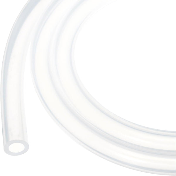 6m(20ft) Clear Silicone Tubing 9mm(3/8") ID x 12mm(1/2") OD, Pure Silicone Hoses for Pump Siphoning, Draining