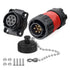 CNLINKO YM-20 Industrial Waterproof Connector, IP68 Circular Military Design Aviation Connector, M20 2-12 Pin Flange