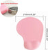 Office Mousepad with Gel Wrist Support, Ergonomic Gaming Desktop Memory Foam Mouse Pad, Pink
