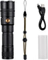 X37 4 ALONEFIRE Multicolor LED Flashlight Color Change White Blue Green Red Light RGB USB Rechargeable Zoom Waterproof