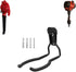 Juformin Weedeater Hanger, String Trimmer Rack, Garage Wall Hooks for Tool Organizers and Storage (Black-1 P)