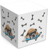 Rachael Hale Collection Sticky Note Cubes, 2 3/4" x 3", English Bulldog Design, 2 Qty