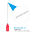 PATIKIL 25Ga x 2 Inch Dispensing Needle Tips, 100Pcs Blunt Tips with Luer Lock for Glue Oil Applicator, Rose Red