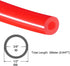 QuQuyi 3/8" (9mm) ID x 1/2" OD Silicone Vacuum Tubing Hose Red High Temperature Food Grade Pure Silicon Tube Air Hose Water Pipe for Pump Transfer, 9.84ft Length by QuQuyi