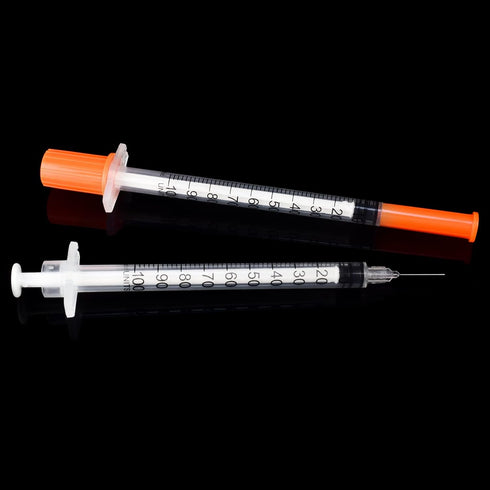 U100 1cc 30G 1/2 Inch 100 Packing Syringe PCS,Independent