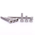 M5-0.8 x 16mm Socket Head Cap Screws Bolts, 304 Stainless Steel, 50 PCS, Allen Socket Hex Drive