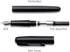 JINHAO 75 HongYun Fountain Pen, Matte Black, Fine Nib