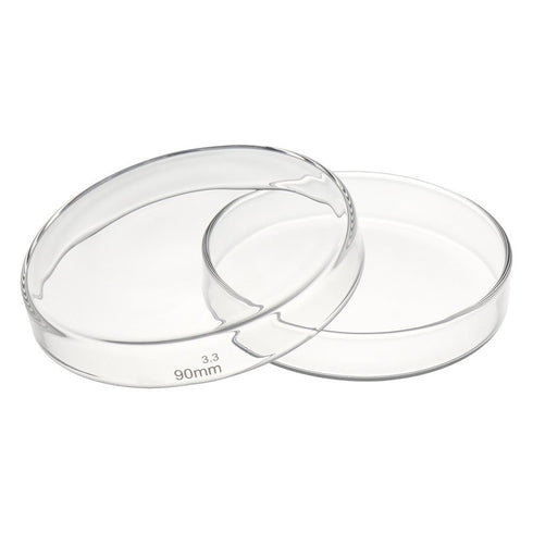 Glass Petri Dish, Petri Plates Tissue Culture Plate, 5 Pcs (90 mm)