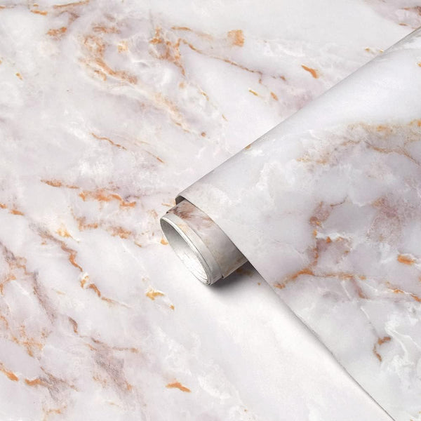 Marble Contact Paper 15.7 79 Peel and Stick Wallpaper, Removable Self Adhesive Waterproof Granite Vinyl Film