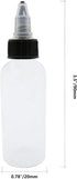 Hard Plastic Extruded Liquid Bottle,PET Plastic Bottle,Dispensing Bottle 28 Pcs 0.5 oz Bottles,Laboratory wash Bottle,drip Bottle,Ink Bottle,Watercolor Pigment Bottle(15ml) by HuoHuo