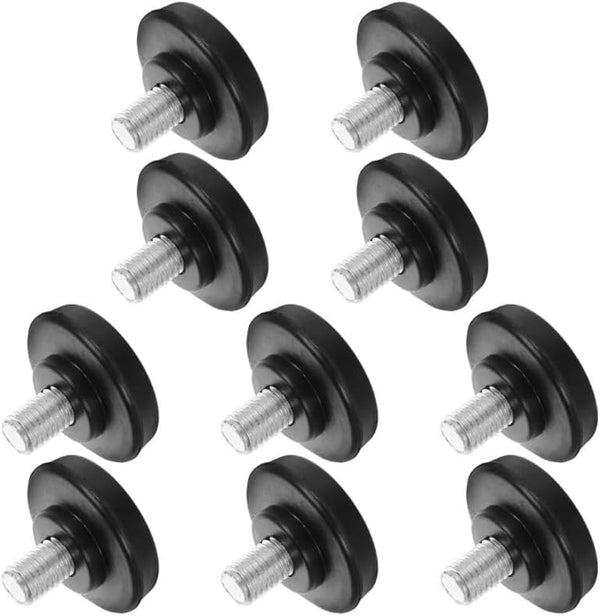 Cabilock 10Pcs Heavy Duty Leveling Feet for Salon Chairs Adjustable Furniture Glide