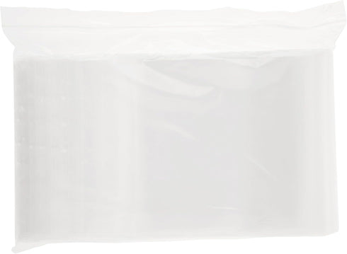 Plymor 6" x 9" Heavy Duty Zipper Reclosable Plastic Bags (Pack of 200), 4 Mil with Hang-Hole