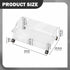 DimyFew Under Desk Book Storage Bin Under Desk Book Organizer with Wheels Storage Container Cart for Books Letter