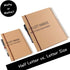 Left Handed Notebooks, College Ruled, 160 Pages, Hard Cover, 8.5" X 5.7", Ideal Gifts for Left Handed People, 2 Pack