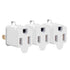 3-2 Prong Adapters Grounding Converters-TENINYU ETL Adapter 3-pack for Outlets Electrical Household Workshops and Other Appliances