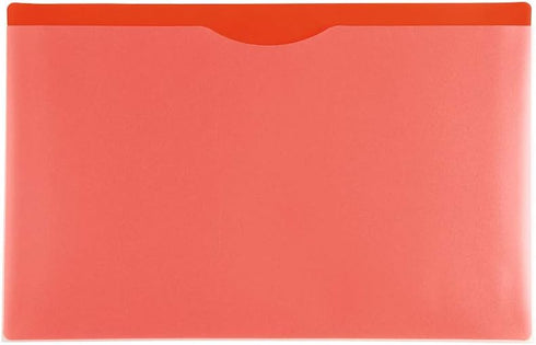 Filexec Legal Size File Jacket, Red, Pack of 5