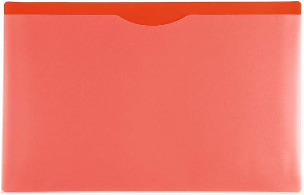 Filexec Legal Size File Jacket, Red, Pack of 5