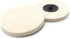 KUOFU 15Pcs 3 inch 1Pc 1/4'' Wool Quick Change Discs Polishing Buffing Pads with Holder for Die Grinder Surface