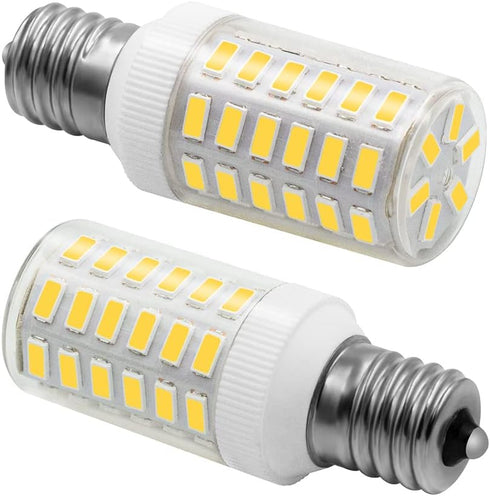 Upgraded 5304517886 kei d28a kel2811 LED Bulb E17 4W Refrigerator Light Bulb, Daylight 5.5W, Pack of 2