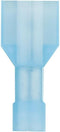 Install Bay BNMD250F Blue Fully Insulated Nylon Male Connector, 16/14 Gauge, 100-Pack