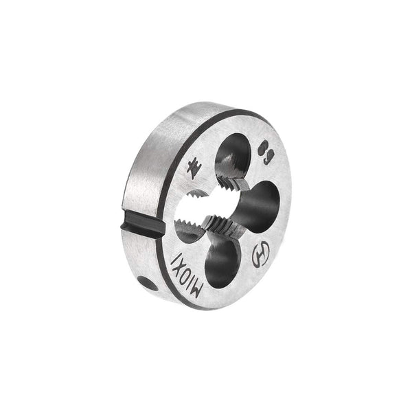 uxcell M10 X 1 Metric Round Die, Left Hand Threading Die, Alloy Tool Steel Screw Thread Cutting Tool