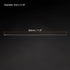 MECCANIXITY 3.3 Borosilicate Glass Stick 11.81" Length 4mm Dia Stir Rod Mixing Tools with Both Ends Round for Lab Kitchen Science 6Pcs