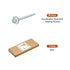 #14x2-61/64" Hex Washer Head Self Drilling Screws, 50 Pack, Carbon Steel with EPDM Washer for Metal