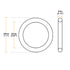 uxcell Silicone Rubber O-Ring, 28mm OD, 22mm ID, 3mm Width, VMQ Seal Rings Gasket, White, Pack of 20