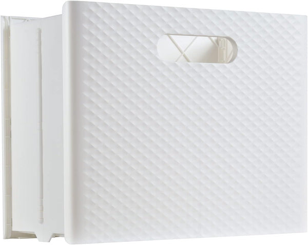 Pendaflex Mobile File Box with Handles, Easy Set Up, Collapsible Storage, 13" W x 10" H x 6.5" D, Holds Letter Size