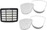 Filter Replacement for Shark Navigator Lift Away Deluxe Vacuum, 1 HEPA + 2 Pre-Felt Filters, Parts XFF350 & XHF350