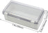 Zulkit Junction Box, ABS Plastic Dustproof Waterproof IP65 Electrical Box with Hinged Shell and Clear Cover