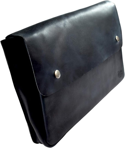 Hide & Drink Vintage Folder Document Holder, A5 Binder, Full Grain Leather Portfolio