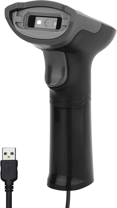 SUR ING Handheld USB Barcode Scanner, CMOS Wired QR Barcode Scanner PDF417 Data Matrix