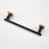 12-Inch Towel Bar, Miyili SUS 304 Stainless Steel Hand Towel Holder for Bathroom or Kitchen Wall Mount, Black & Gold