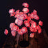 LenoRis 24 Table Lamp Rose Flower Desk Tree Lamp with Warm White LED Lights USB/Battery Operated Gift for Women Teens