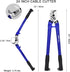 ZrgGea 24 inch Cable Cutters - Heavy Duty Wire Snips, Industrial-Grade Cutter Forged from T8 Alloy Steel for Cutting