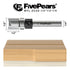 1/2 Inch 1/2 Inch 1/4 Inch FivePears Pattern Flush Trim Router Bit Cutting Diameter, Cutting Length, Shank, Top Bearing