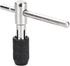 Mesee 6 Pcs Tap Wrench Tool Set - Adjustable T-Handle Ratchet Tap Holder Wrench for Metric Plug T-Taps