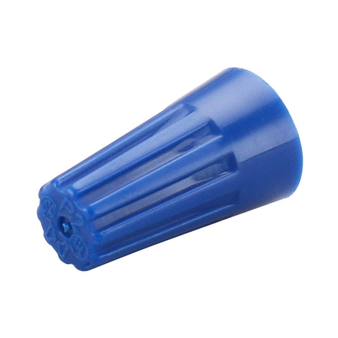 Baomain Wire Connector P2, 22-16 AWG x3 Twist-On Easy Screw On Cap, Blue Pack of 100