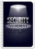 BookFactory Security Incident Report Log Book, Wire-O, 100 Pages, 6" x 9" (LOG-100-69CW-PP)