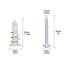 Self Drilling Drywall Plastic Anchors with Screws - 100 Pieces (50 Pairs) Expansion Screws