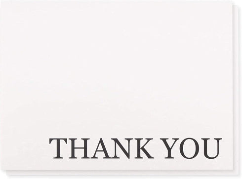 Sustainable Greetings 120 Pack Thank You Cards with Envelopes Bulk for Weddings, Bridal Showers,