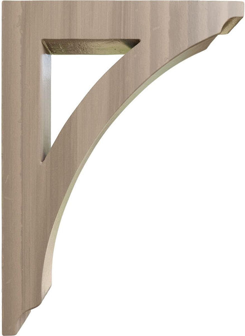 BKTW01X06X09THWA 1 3/4"W 6 1/2"D 9"H Ekena Millwork Small Thorton Wood Wood Brackets, x x , Walnut