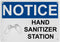 Voodoxo Weatherproof OSHA Wash Hands Sign (Hand Sanitizer Station) Portrait Vertical 8 in"