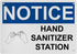 Voodoxo Weatherproof OSHA Wash Hands Sign (Hand Sanitizer Station) Portrait Vertical 8 in"