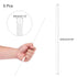 uxcell 5 Pcs White Plastic Rods 3 x 250mm, ABS Styrene Round Solid Bar for DIY Model Building and Architectural Model