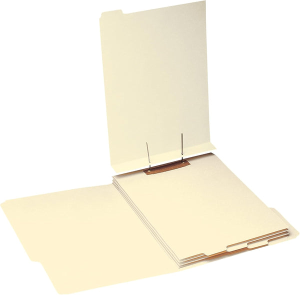 Smead Stackable Folder Divider with Fastener, Manila, Letter Size, 50 per Box (35600)